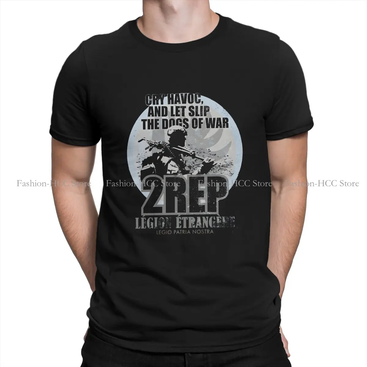 

Уникальная футболка из полиэстера CRY HAVOC, футболка с изображением легиона эрекро, Иностранного легиона, Высококачественная футболка с графическим принтом в стиле хип-хоп