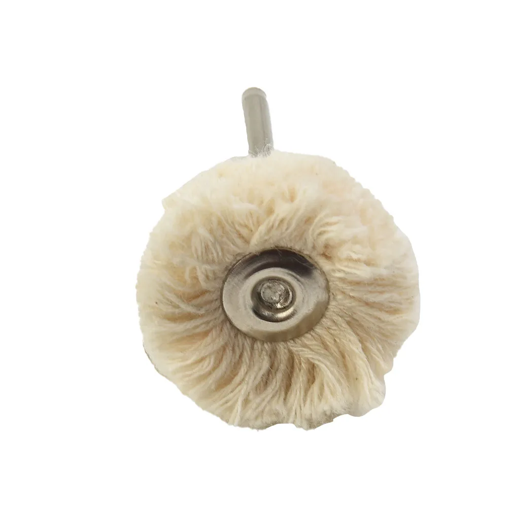 

10pcs 1 Inch Wool Polishing Brush Dremel Accessories Grinding Buffing Pads Wheel Grinder Head Drill Rotary Tool Accessories