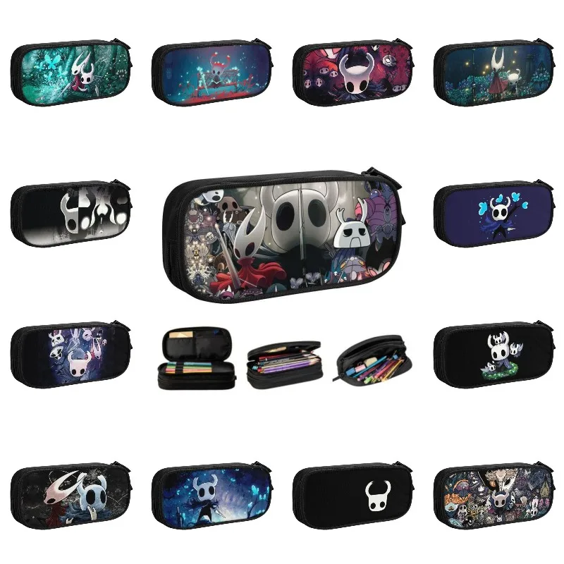 

Adventure Game Hollow Knight Cosplay Pencil Case for Boy Girl Large Capacity Pen Bag Box Stationery
