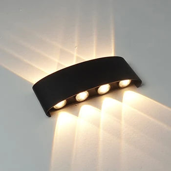 LED up and down illuminated wall light waterproof interior wall light bedroom living room corridor indoor and outdoor lighting 1