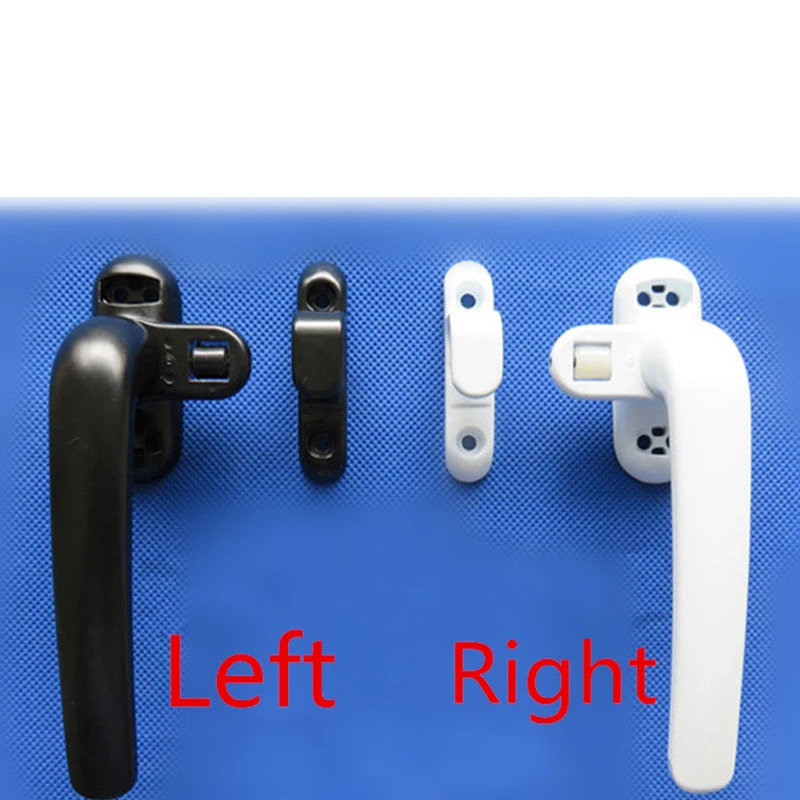 White / Black / Replacement UPVC Cockspur Window Handles Left Hand Zinc Alloy Window Hardware Door Handle