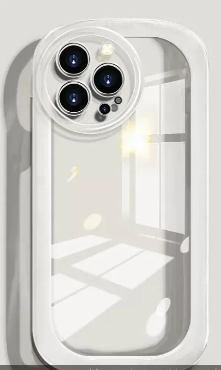 Materiale anti-caduta airbag trasparente adatto per custodia per telefono in silicone morbido da 15 pollici e 14 pollici_voghion.com