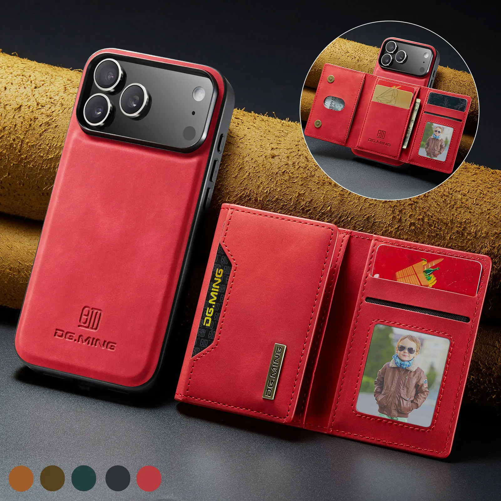 Premium 2-in-1 Detachable Magnetic Wallet Phone Case