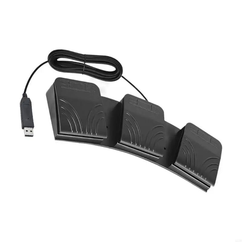 게임 산업 기계 및 사무 자동화용 462E 3 페달 USB 컨트롤러