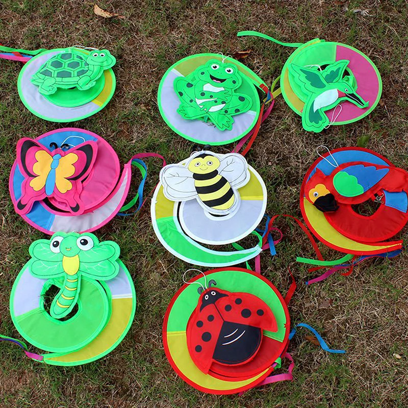 

1Pc Animal Rotating Wind Strip Windmill Hanging Wind Spinner Toy for Outdoor Kindergarten Garden Decoration Party Supplies
