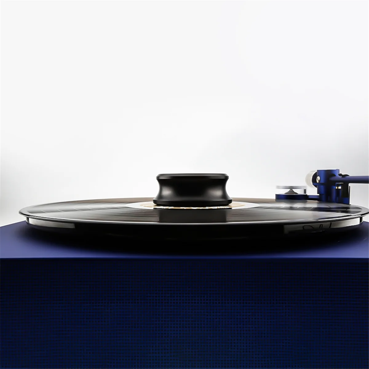 턴테이블용 알루미늄 금속 비닐 레코드 무게추 안정기 디스크 균형 클램프, LP 레코드 플레이어 액세서리, 블랙