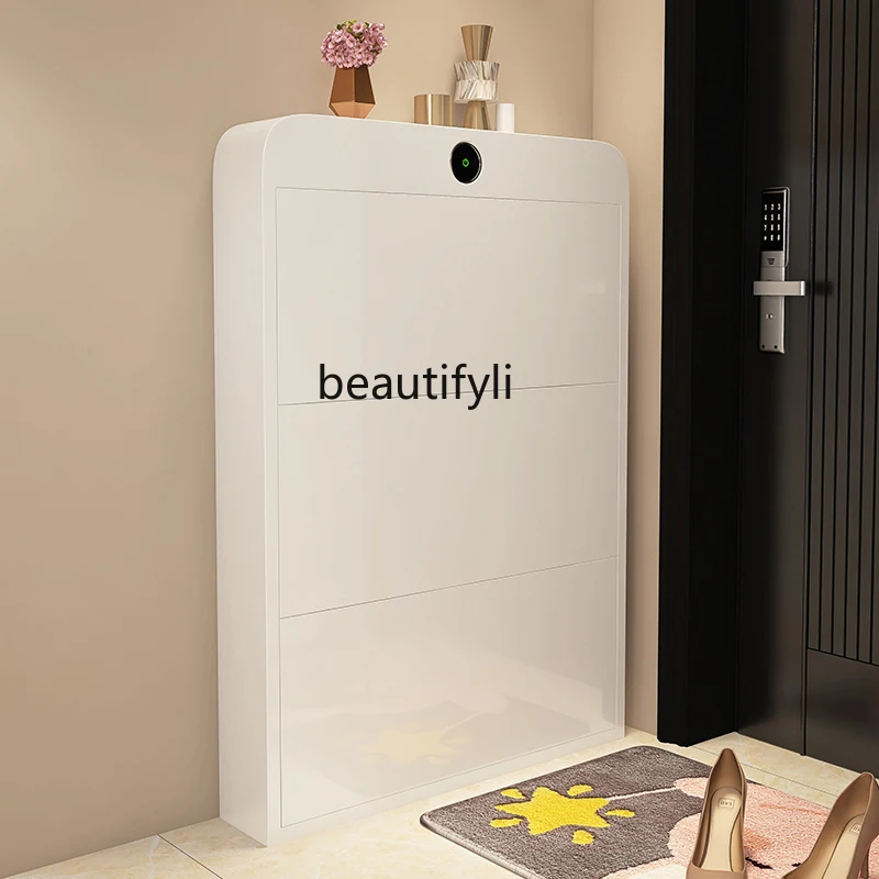 

CXH Ultra-Thin Hallway Storage Cabinet Home Doorway Shoe Rack Space Saving