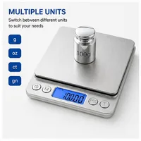 1 PC High Precision Digital Kitchen Scale Electronic Food Coffee Weighing Tool Accurate Measuring Scale for Baking Cooking Use 1