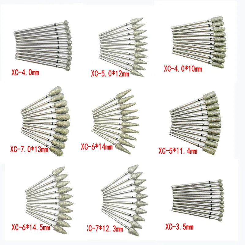 10 Pcs Diamond Cutter Set for Manicure Drill Set Accessories Pedicure Electric Machine Nail Drill Gel Remover Manicure Tool 1