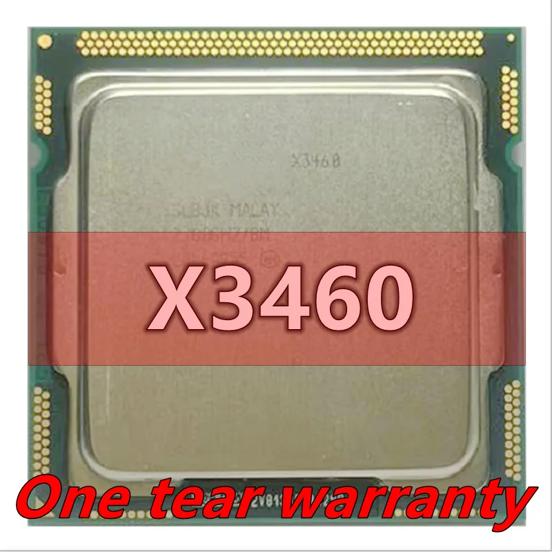 

X3460 SLBJK 2.8 GHz Quad-Core Eight-Thread 95W CPU Processor 8M 95W LGA 1156