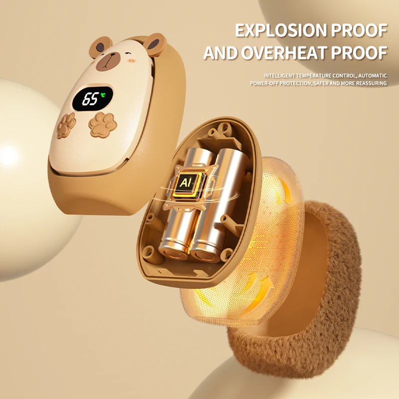 Mini Cartoon Hand Warmer Heater Portable Intelligent Hand Heater Long Life Rechargeable Outdoor Heaters Gift for Winter Home 4 Mini Cartoon Hand Warmer Heater Portable Intelligent Hand Heater Long Life Rechargeable Outdoor Heaters Gift for Winter Home 4