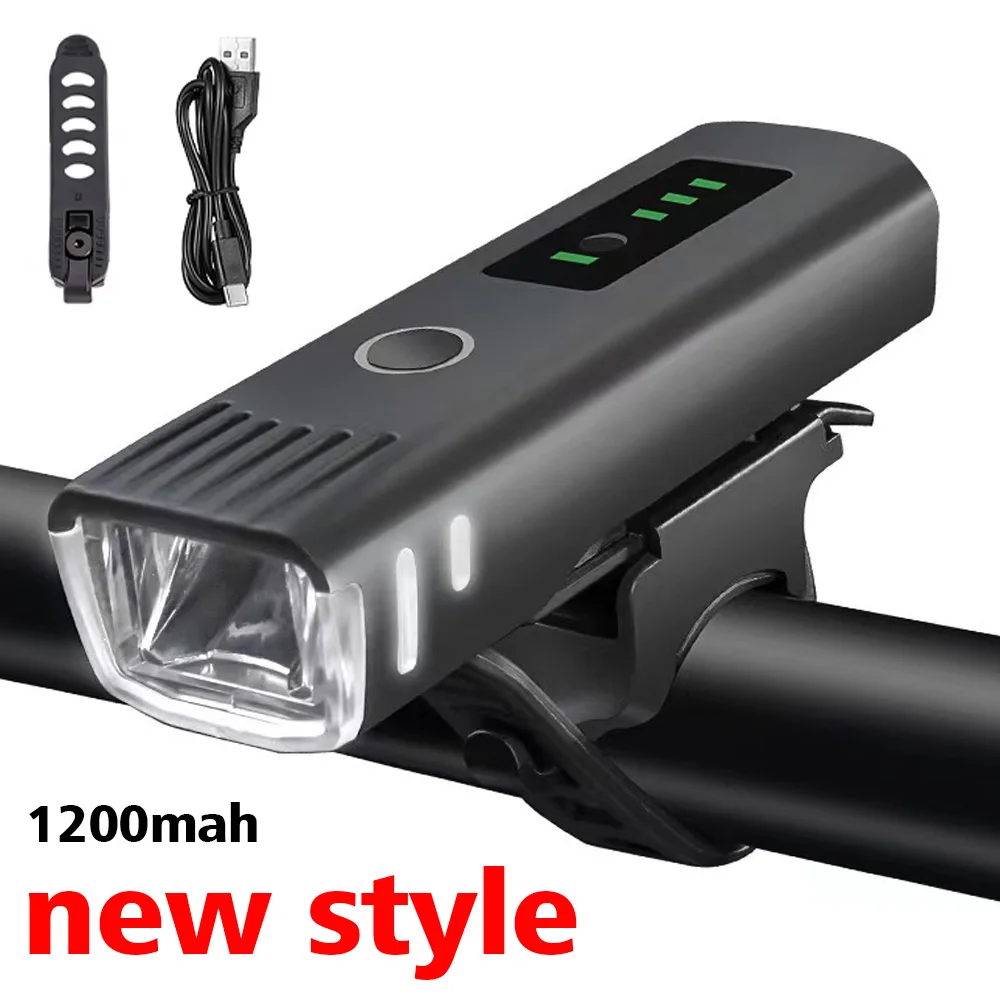 Luci anteriori per bici MTB USB LED ricaricabile impermeabile per mountain bike Faro per bicicletta Spia di sicurezza Accessori per ciclismo