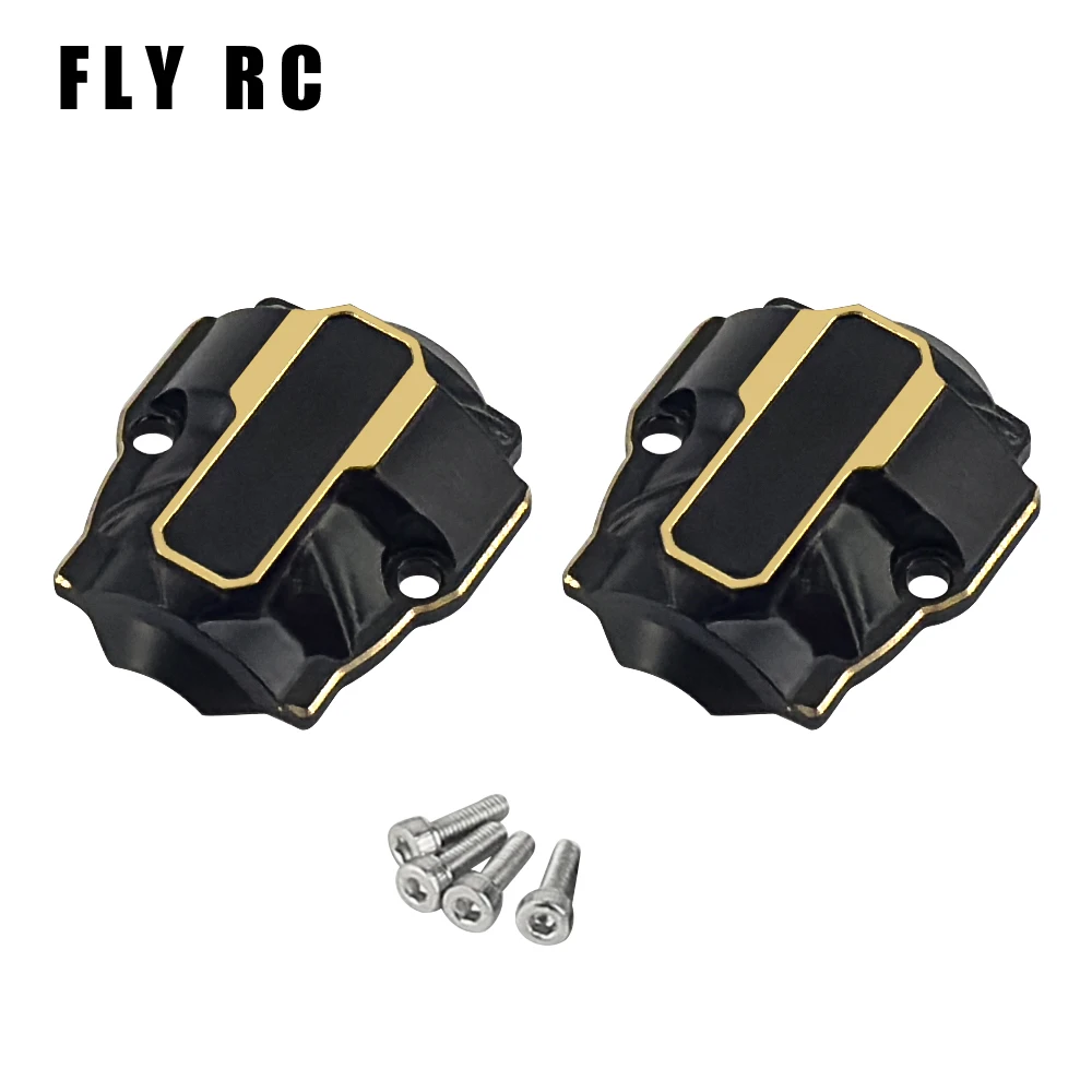 Redcat Ascent 18 Upgrade Parts Brass Differential Covers Front and Rear Axle Diff Cover For Rc Car Crawler Accessories 1/18 4