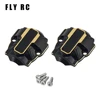 Redcat Ascent 18 Upgrade Parts Brass Differential Covers Front and Rear Axle Diff Cover For Rc Car Crawler Accessories 1/18 4
