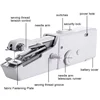 Mini Portable Handheld Sewing Machine Stitch Sew Needlework Cordless Clothes Electric Sewing Machine With Kit Accessorie! 3
