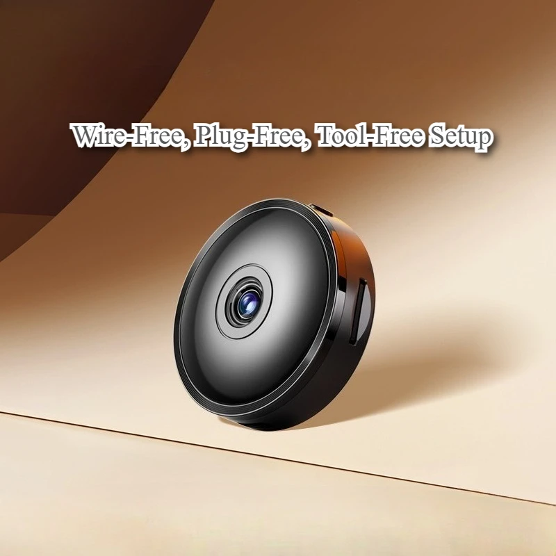 WiFi Home Monitoring Indoor Camera - Wiring-Free High-Definition Night Vision Remote Smart Home Security Camera