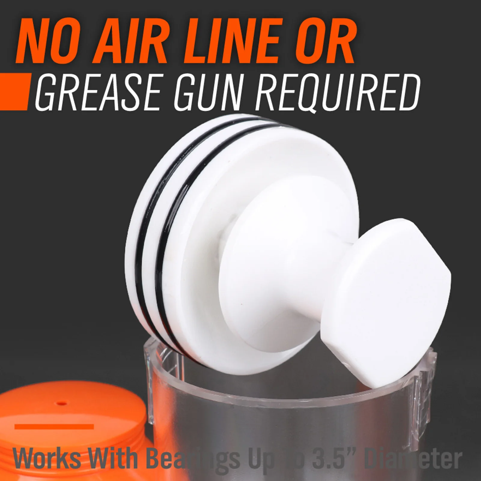 Portable Bearing Grease Packer Tool Bearing Packer Visible Grease Level Suitable for Home Garage Workshop Bearing Grease Packer Tool