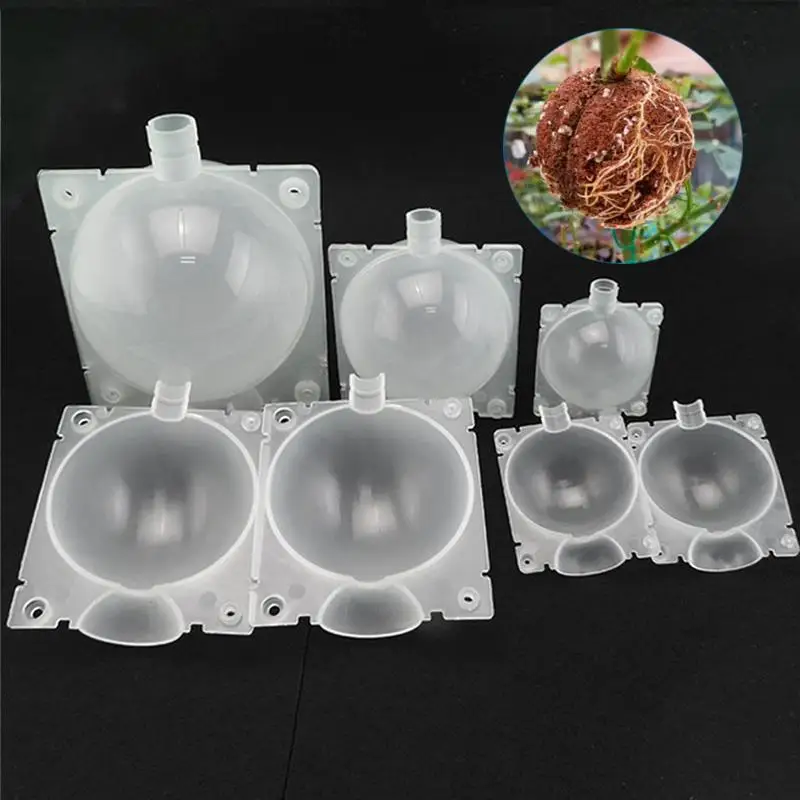 5cm 8cm 12cm Transparent Propagation Tree Plant Rooting Ball Root Grow Box Nursery Pots Graft Breeding Branch Case M20 plant rooting box plant rooting pot