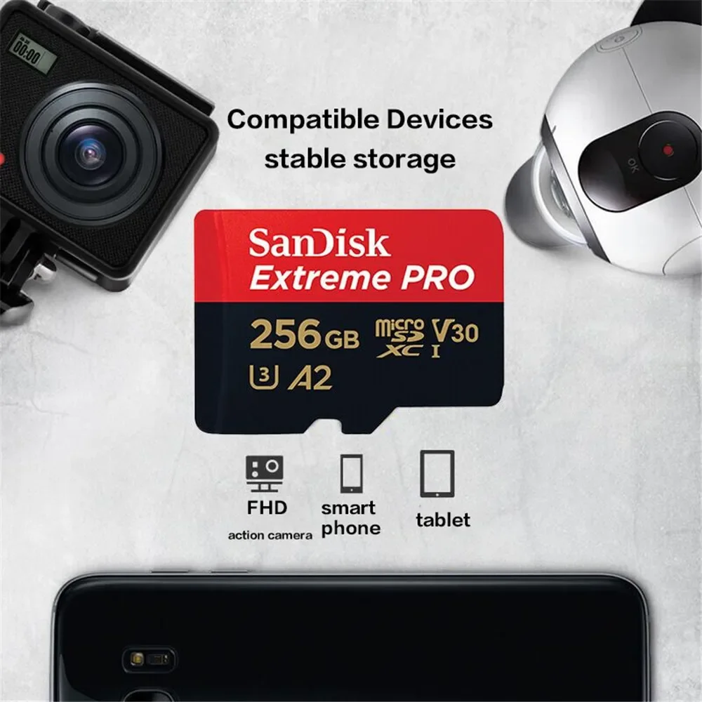 SanDisk ũ SD ī SDXC UHS-I ͽƮ  ÷ 128GB ī, 400GB 256GB 64GB U3 V30 TF ī, ī޶ DJI ޸ ī