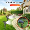 1pc Solar Spot Lights Outdoor, Adjustable Auto Lights, Landscape LED Lighting Ground Light for Garden Pool Tree Pond and Yard 5