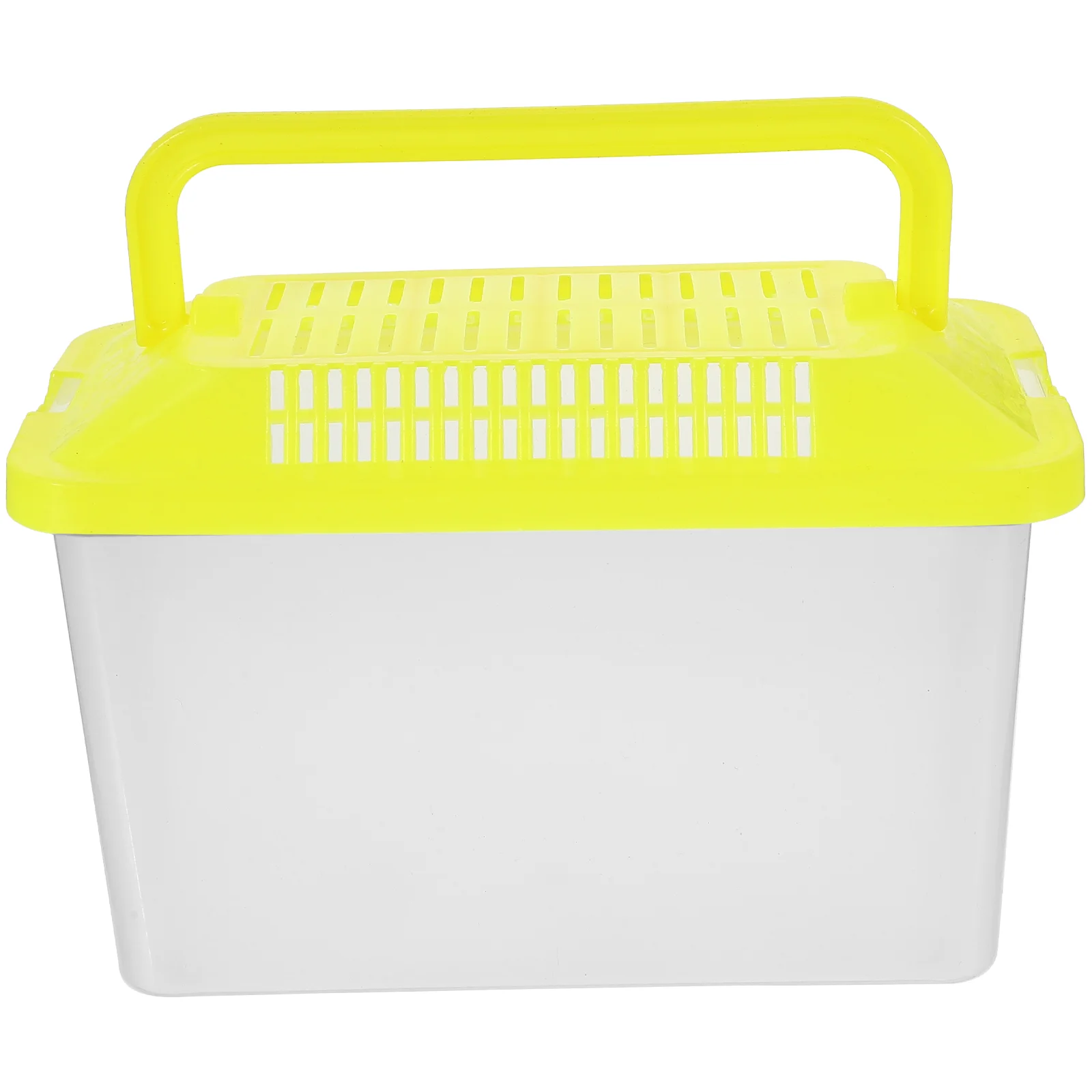 Plastic Turtle Fish Tank Aquarium Gecko Tanks Animals Hat Puppy Accessories Spider Terrarium Portable