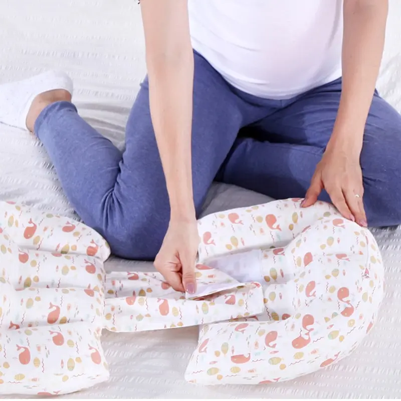 Cotton Waist Maternity Pillow For Pregnant Women Pregnancy Pillow U Full Body Pillows To Sleep Pregnancy Cushion Pad Product pregnancy pillow