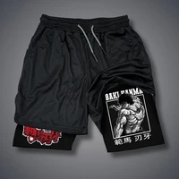 Pants Y2k Sportswear Gym Running Shorts Quick Dry Jogging Pant Fitness Shorts Double-deck 2 In 1 Short 1