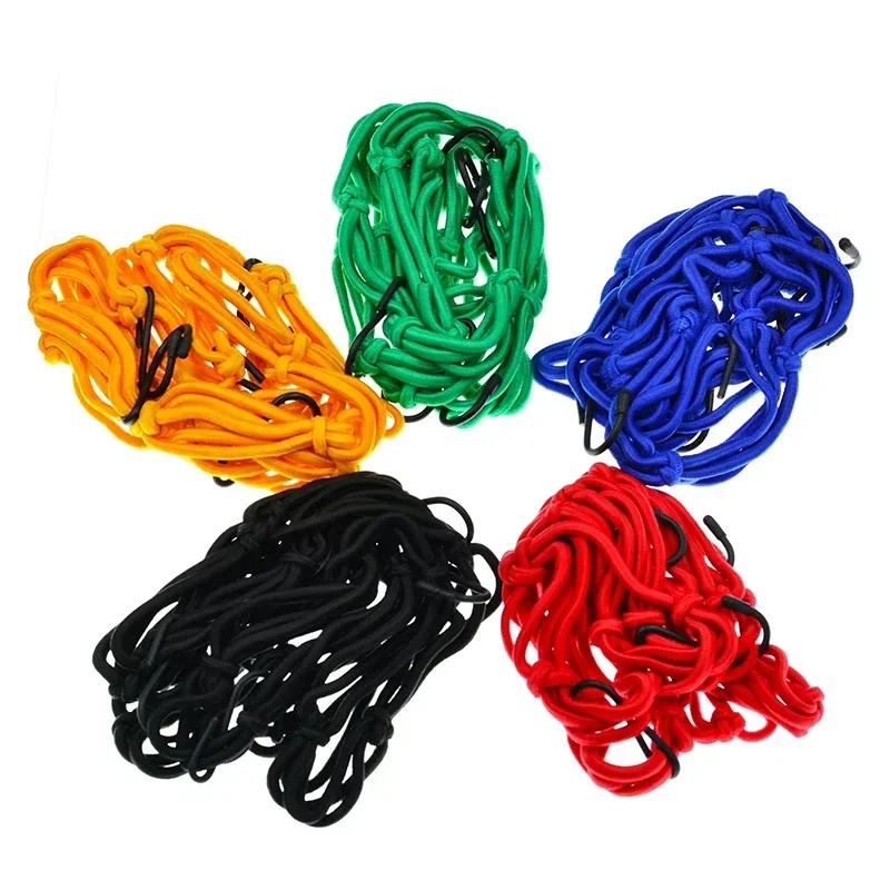 Motorcycle Cargo Net High Elastic Bicycle Motorbike Luggage Net Mesh 40 X 40 Fuel Tank Helmet Bungee Network Moto Accessories