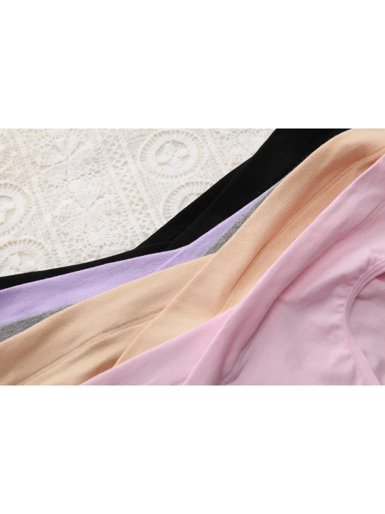 Niedrige Taille, Bauchunterstützung, reine Baumwolle, schwangere Damenunterwäsche ist weich, bequem, spurlos, Damenunterwäsche aus reiner Baumwolle – Detail 10
