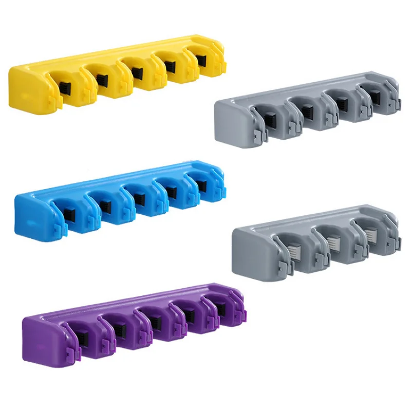 Mop Holder Household Items Kitchen Bathroom Hanger Hook Magic Broom Holder