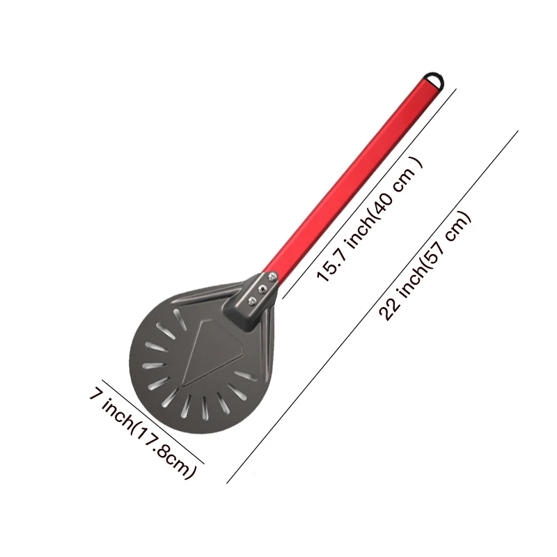 7 inch Red Handle