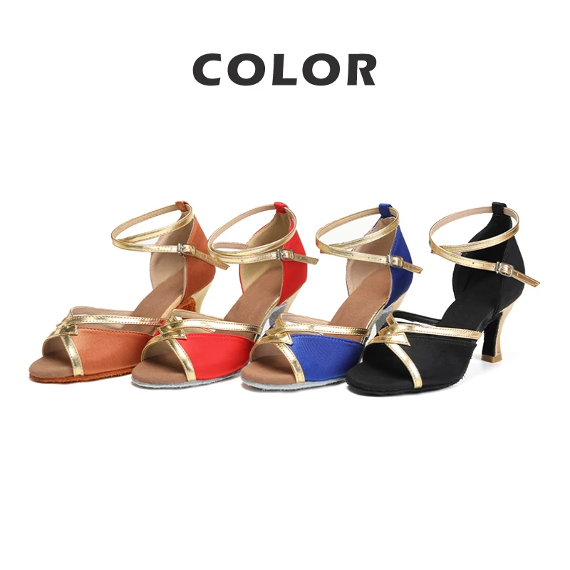 Ballroom Latin Dance Shoes Girl Women Lady&rsquo;s Professional Salsa Tango Party Dancing Shoes High Quality Heels About 5.5/7.5cm dance shoes