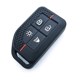 Silicone Protective Key Case Cover (Black)