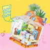 Spongebob Series Building Blocks Box Patrick Star Krusty Krab Squidward Tentacles Room Model Assembled Toy Ornaments kids Gift 4