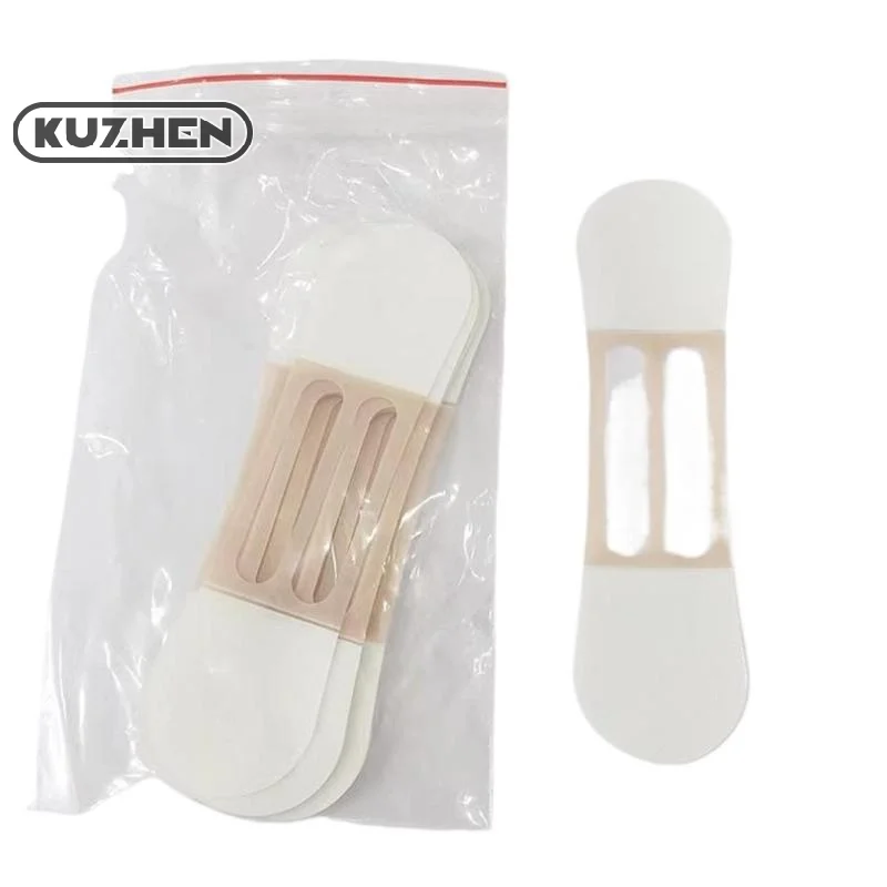10Pcs 목 리프팅 패치 방수 탄력 보이지 않는 페이딩 목 주름 접착 스티커 페이스 리프트 테이프 탄성 밴드