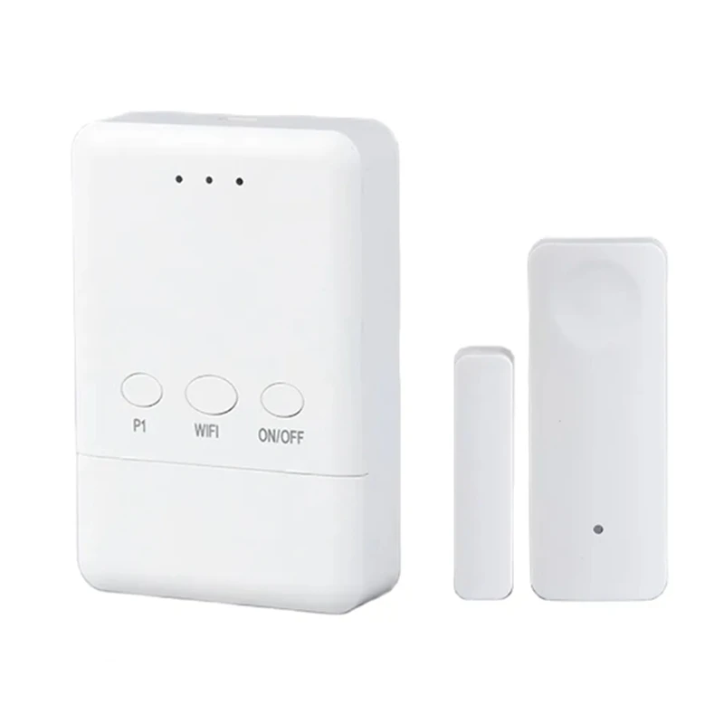 1Set Wireless 433Mhz Sensore Porta Wifi Smart Garage Apriporta In Plastica Per Alexa Google Home Per Magazzino Garage (Ue)