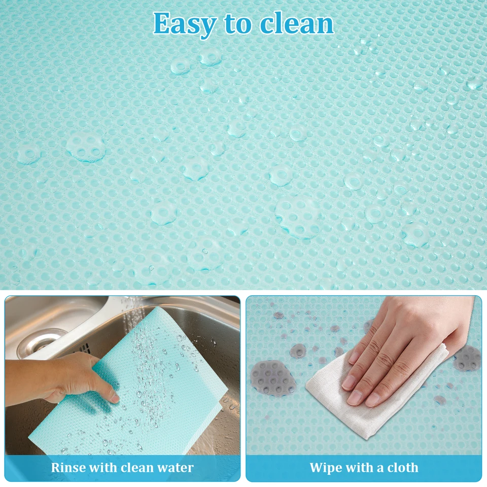 Tappetini Frigorifero Antimuffa 8 Pezzi | 29x45 Cm | EVA Tagliabile | Lavabile | Per Cassetti E Armadi - Foto 9