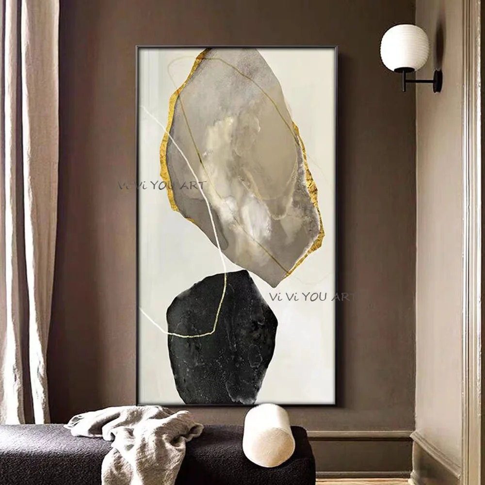 

100% Hand Painted Abstract Art Oil Painting On Canvas Wall Art Wall Adornment Pictures Painting For Live Room Home Decor