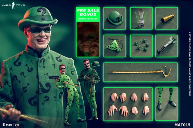 Mars Toys バットマン フォーエバー リドラー1/6 フィギュア 新品 Amazon.co.jp: Mars Toys 1/6 KING OF ENIGMA 未開封 MAT015 検