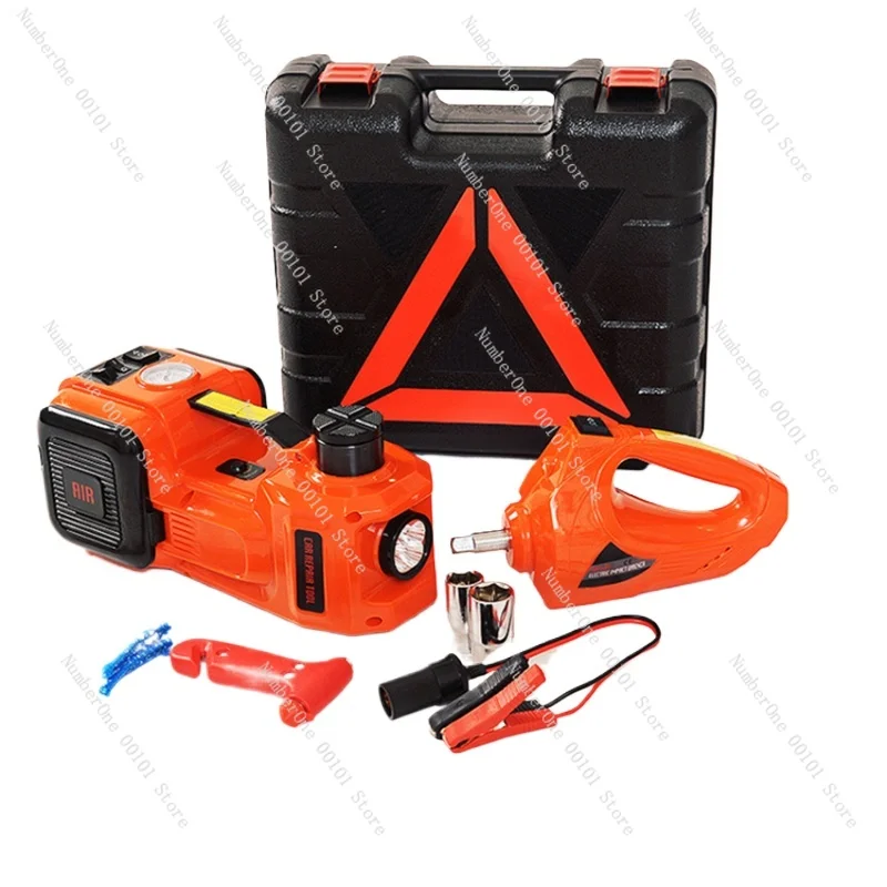 

5 тонн, 4 в 1, фотоэлектрический гидравлический автомобильный домкрат 12 В с насосом, фотоэлектрический инструмент для ремонта шин грузовиков