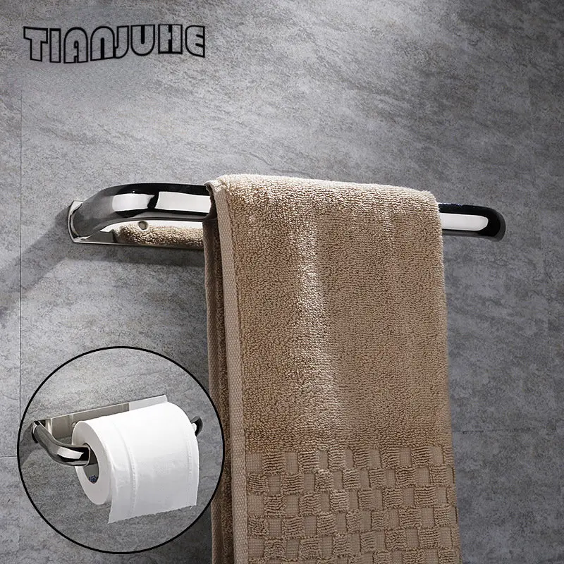 SelfAdhesiveHandTowelHolderStainlessSteelHandTowelBar