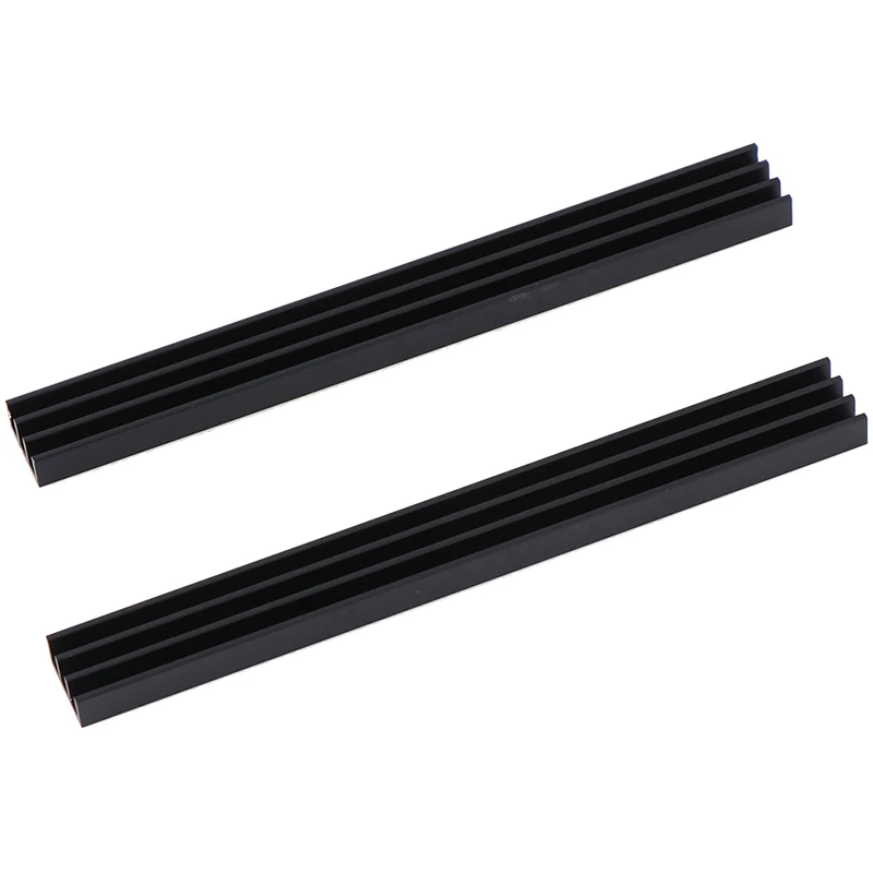 /KQM/2pcs 100 11 5mm * * 검정색 알루미늄 칩 라디에이터 방열판 고품질 내구성 실용 일상용