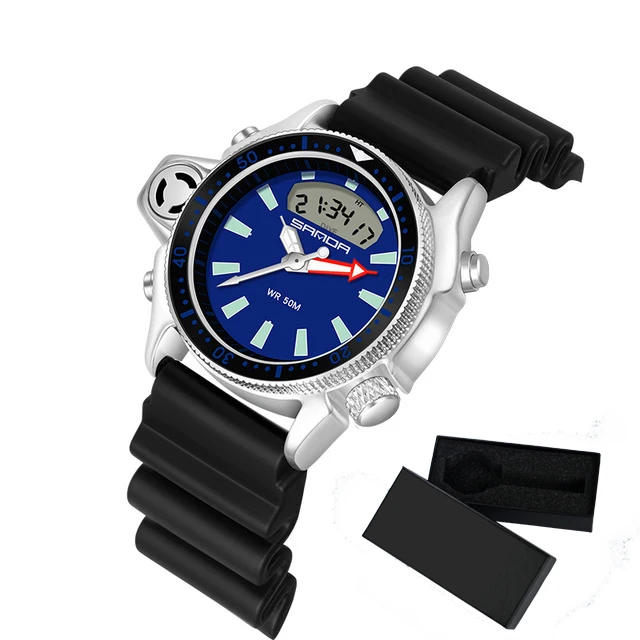 New Sports Watch For Men Outdoor Military 50M Waterproof Back Light Shock Clock Fashion Male Quartz Wristwatch Relogio Masculino 