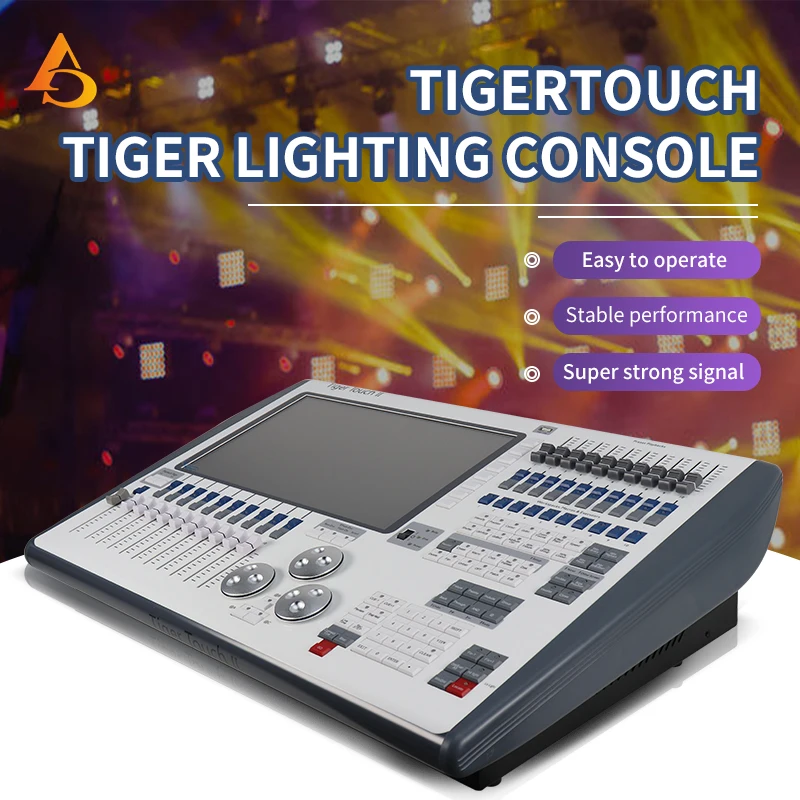 Tiger Touch 2 Dmx Stage Light Dj Equipment System11.1/16 Intel I7cpu Tiger Touch Ll Console Voor Disco Party Moving Head Light Pa