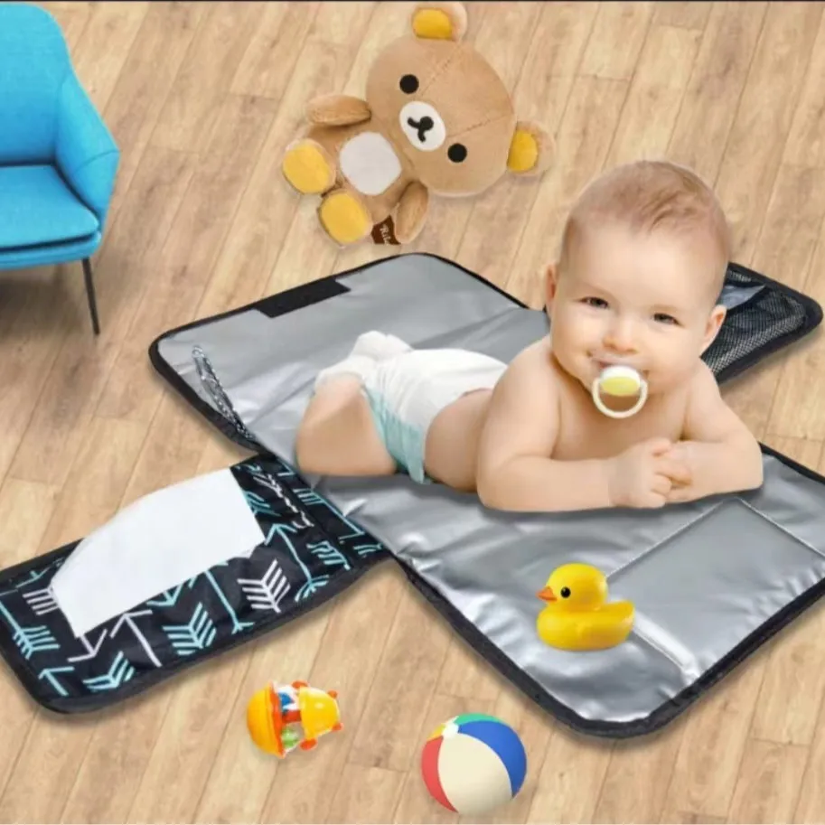 Multi functional portable baby diaper changing pad cover. Diapers are more suitable for baby product changing pads
