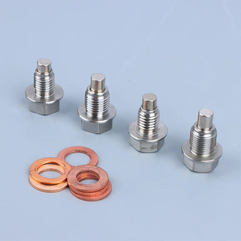 1PC Stainless Steel Engine Oil Drain Plug Screw Nut Bolt Oil
