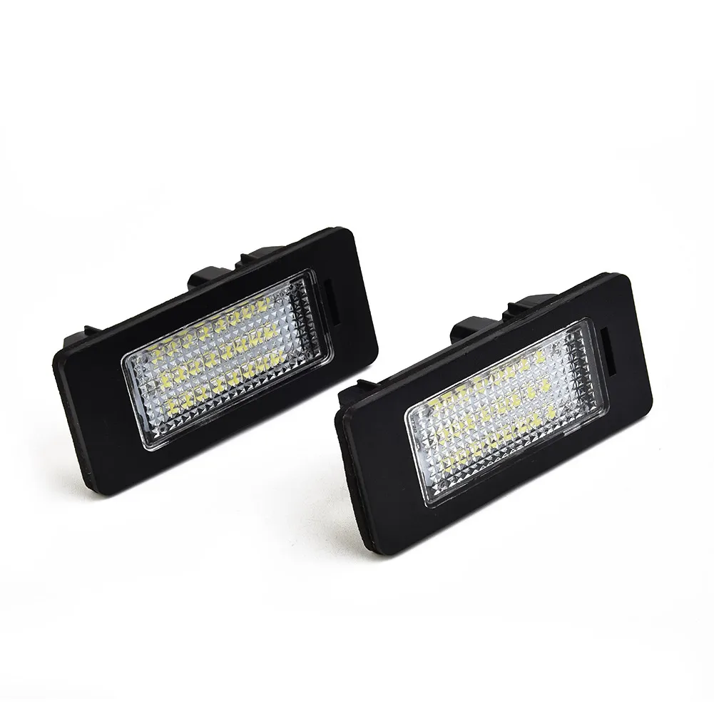 2pcs 24LED License Plate Number Light For BMW E90 M3 E92 E70 E39 F30 E60 E61 E93 Car Products License Plate Lights