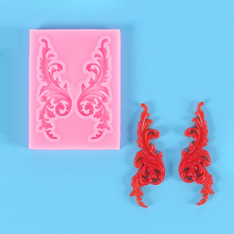 

Европейская силиконовая форма для тиснения в виде прокрутки, узор для торта, инструменты для украшения шоколадной помадки, торта, кухонные принадлежности для выпечки, аксессуары