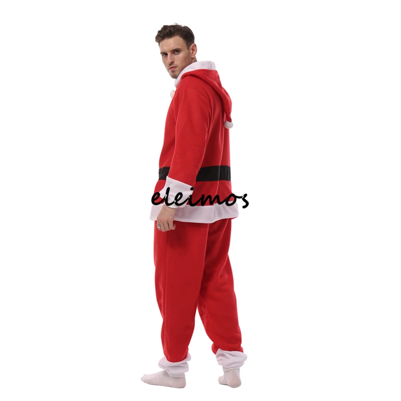 Natale Babbo Natale Halloween Tutina Animale Kigurumi Pigiama