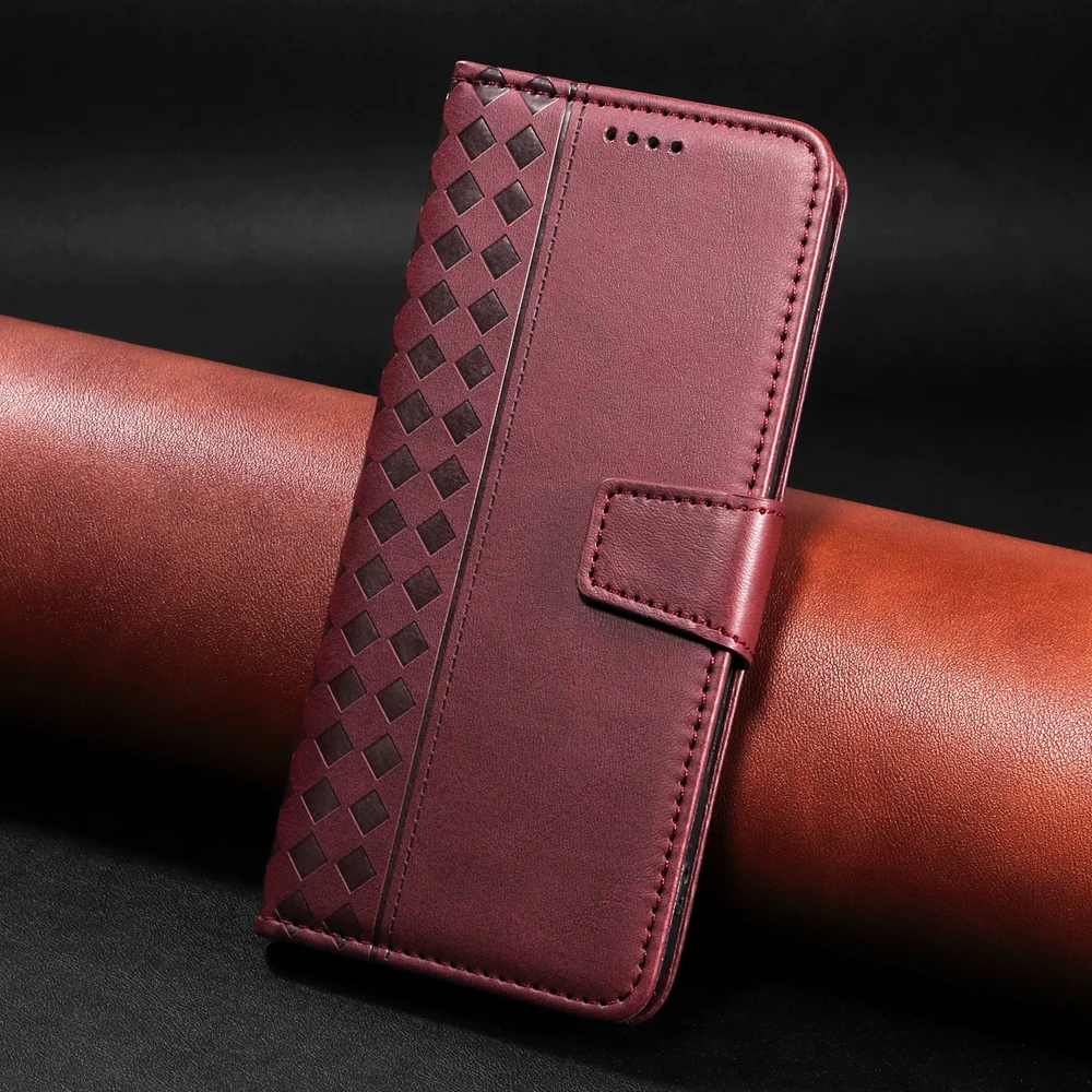 Premium Magnetic Flip Leather Wallet Case with Card Slots